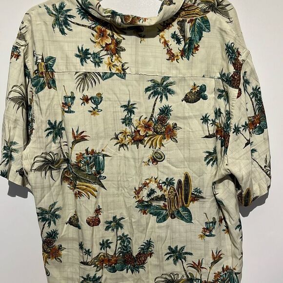 BOCA Classics Men's Multicolor Hawaiian Short Sleeve Button Up Shirt Size XL - Picture 5 of 8